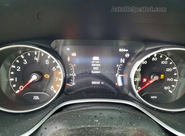 3C4NJCBB7JT503225 2018 JEEP COMPASS Gray Vista del cuadro de instrumentos