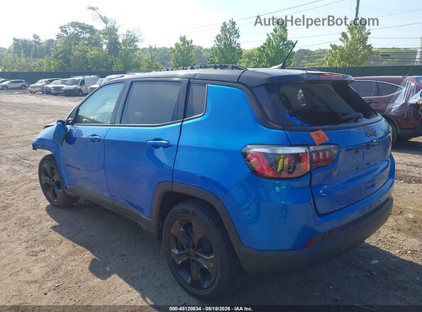 3C4NJCBB7KT649450 2019 JEEP COMPASS Blue უკანა მარცხენა