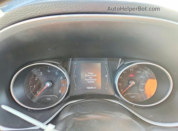 3C4NJCBB8LT166275 2020 JEEP COMPASS Серый Вид щитка приборов