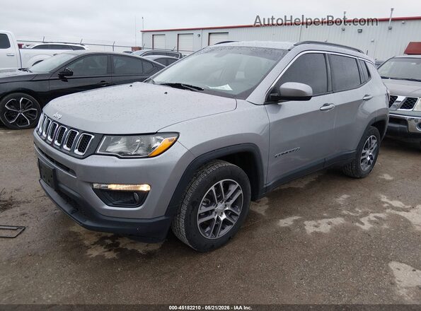 3C4NJCBB9JT108625 2018 JEEP COMPASS Silver Front left