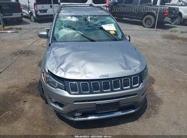 3C4NJCCB0KT662555 2019 JEEP COMPASS Серебряный Вид спереди