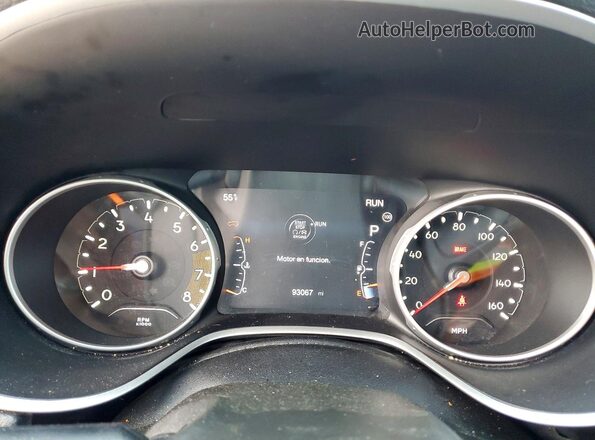 3C4NJCCB1KT659941 2019 JEEP COMPASS Серый Вид щитка приборов