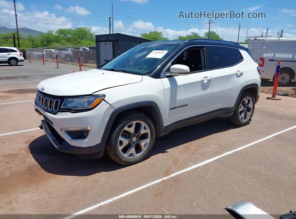 3C4NJCCB1LT140549 2020 JEEP COMPASS White Առջևի ձախ երեք քառորդ տեսարան