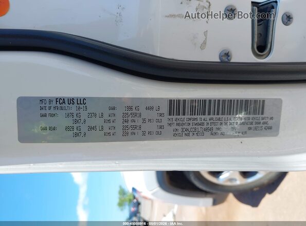 3C4NJCCB1LT140549 2020 JEEP COMPASS White Շարժիչի բաժամունքի տեսք