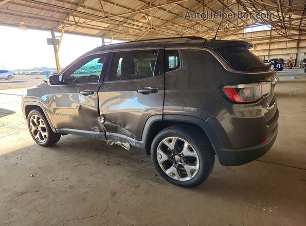 3C4NJCCB1MT528379 2021 JEEP COMPASS Gray Trasero izquierdo