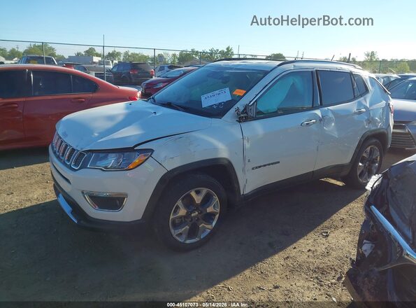 3C4NJCCB1MT531296 2021 JEEP COMPASS White Vista tres cuartos delantera izquierda