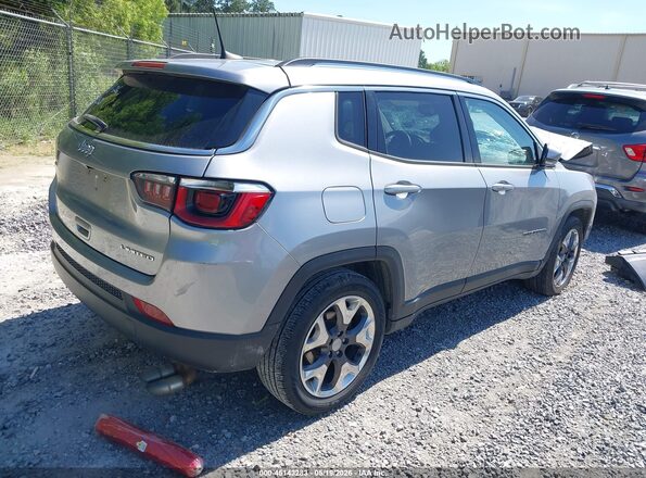 3C4NJCCB3KT675736 2019 JEEP COMPASS Silver წინა მარცხენა ხედი სამი მეოთხედიდან