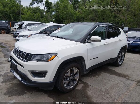 3C4NJCCB8KT788498 2019 JEEP COMPASS Белый Передняя левая четверть