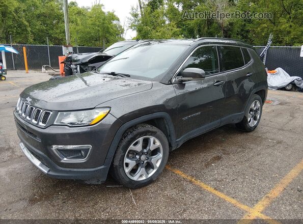 3C4NJCCB9JT123933 2018 JEEP COMPASS Серый Передняя левая четверть