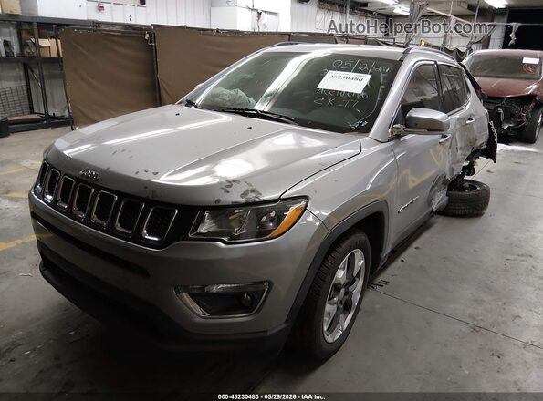 3C4NJCCB9KT772620 2019 JEEP COMPASS Gray წინა მარცხენა ხედი სამი მეოთხედიდან