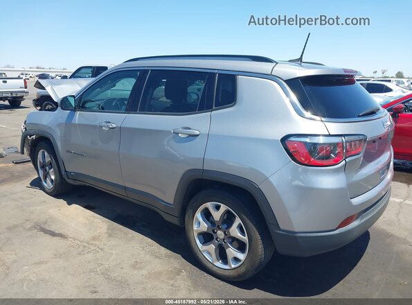 3C4NJCCBXLT122597 2020 JEEP COMPASS Silver Trasero izquierdo