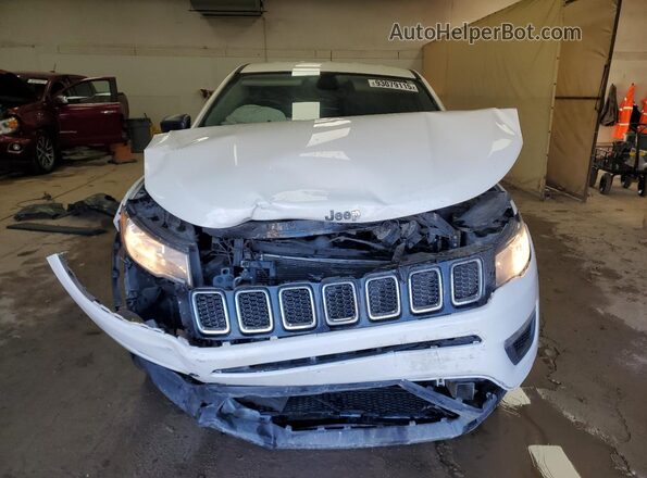 3C4NJDAB2JT374737 2018 JEEP COMPASS Белый Вид спереди