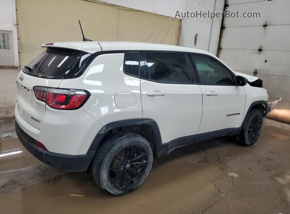 3C4NJDAB2JT374737 2018 JEEP COMPASS Белый Задняя правая четверть