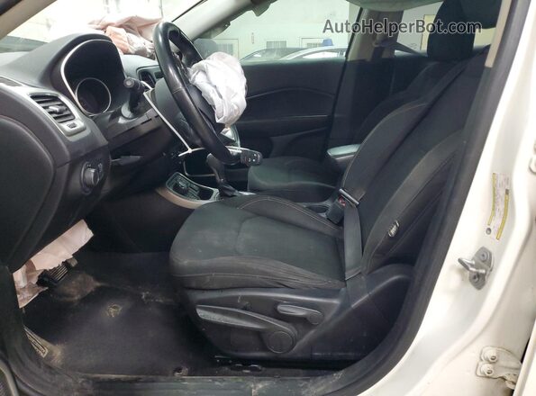 3C4NJDAB2JT374737 2018 JEEP COMPASS Белый Вид салона спереди
