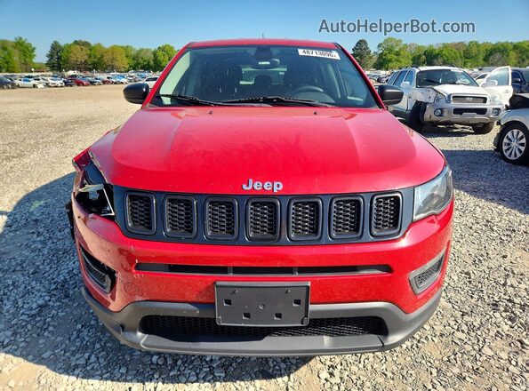 3C4NJDAB5JT391144 2018 JEEP COMPASS Red 