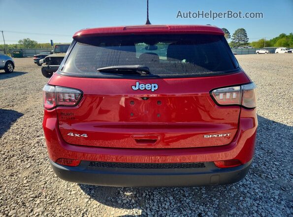 3C4NJDAB5JT391144 2018 JEEP COMPASS Red 