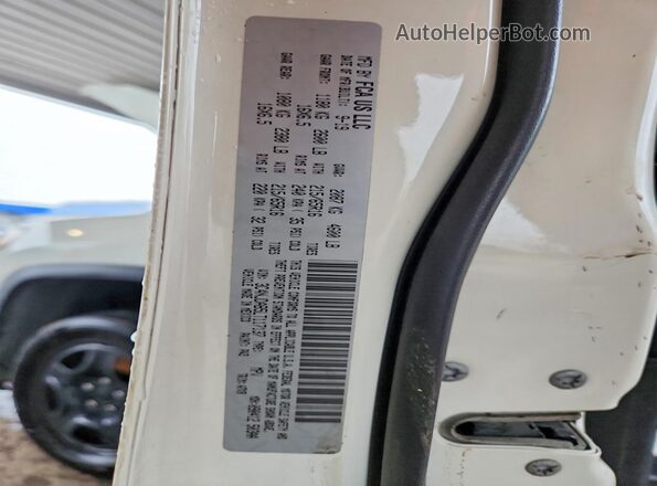 3C4NJDAB5LT117137 2020 JEEP COMPASS White VIN კოდის სტიკერის ხედი