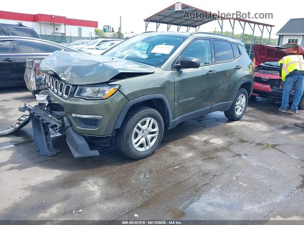3C4NJDAB6HT642375 2017 JEEP NEW COMPASS Зеленый Передняя левая четверть