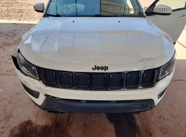 3C4NJDAB6KT807087 2019 JEEP COMPASS Белый Вид задней части салона