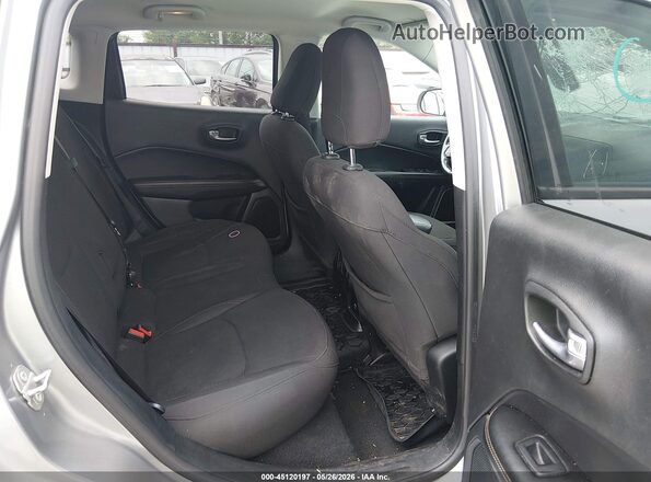 3C4NJDABXMT507183 2021 JEEP COMPASS Silver VIN sticker view