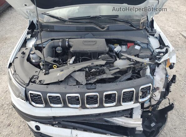 3C4NJDAN3ST515620 2025 JEEP COMPASS White Vista del compartimento del motor
