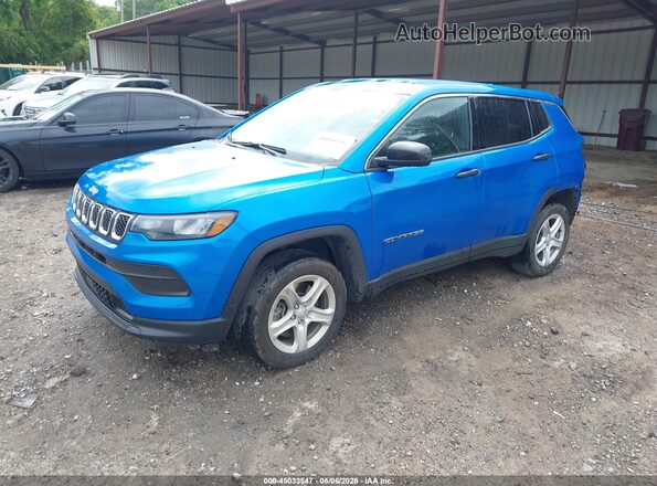 3C4NJDAN9PT521638 2023 JEEP COMPASS Blue Front left