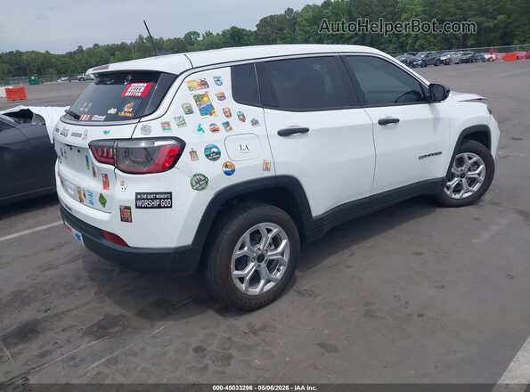 3C4NJDANXST539168 2025 JEEP COMPASS Белый Задняя правая четверть