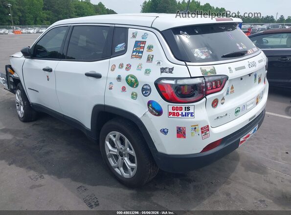 3C4NJDANXST539168 2025 JEEP COMPASS Белый Задняя левая четверть