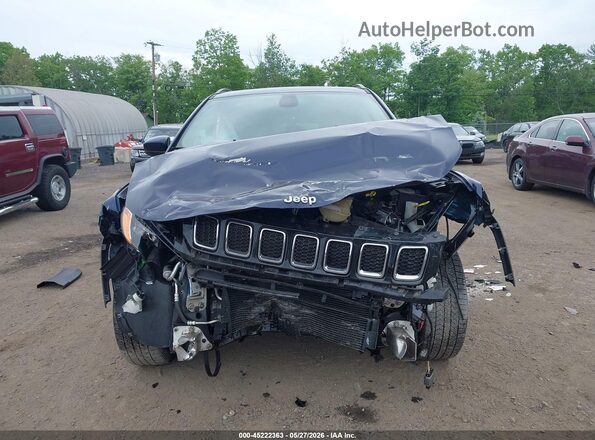 3C4NJDBB0HT666251 2017 JEEP NEW COMPASS Blue Instrument cluster view
