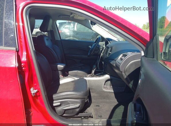 3C4NJDBB0JT138800 2018 JEEP COMPASS Red Vista interior delantera