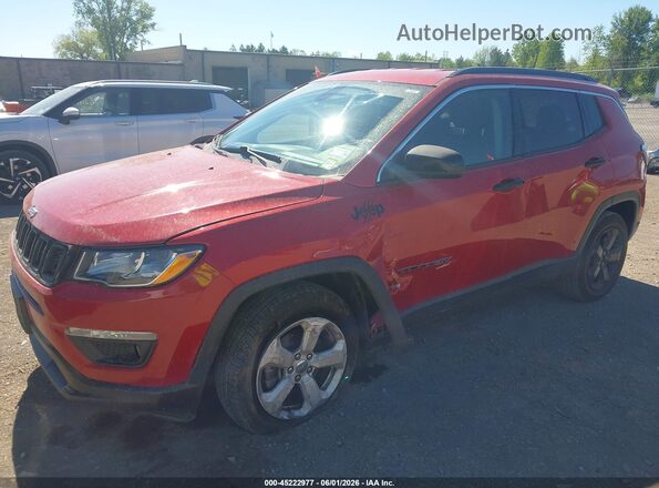 3C4NJDBB0JT138800 2018 JEEP COMPASS Red Vista tres cuartos delantera izquierda
