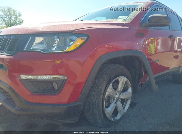3C4NJDBB0JT138800 2018 JEEP COMPASS Red Vista frontal