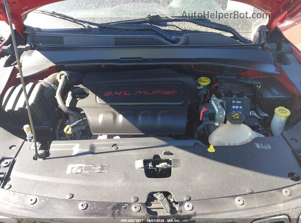 3C4NJDBB0JT138800 2018 JEEP COMPASS Red Vista trasera