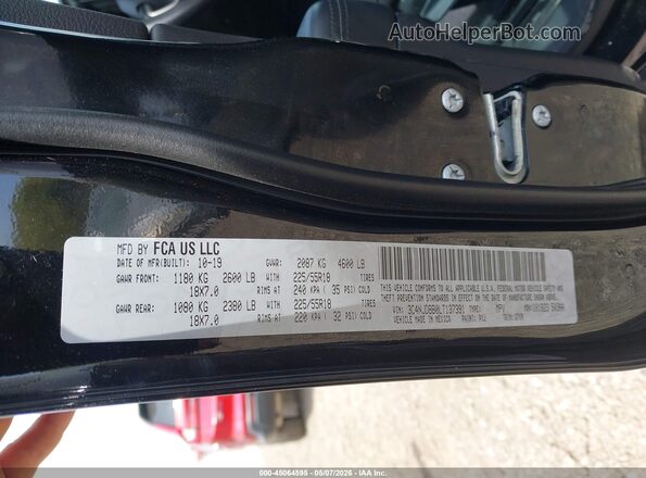 3C4NJDBB0LT137391 2020 JEEP COMPASS Black Вид підкапотного простору