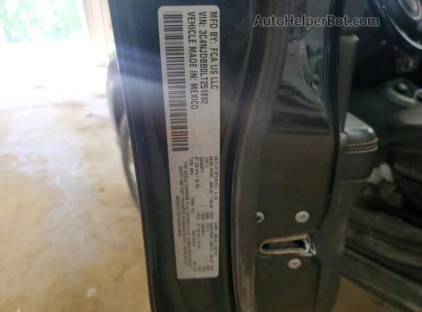 3C4NJDBB0LT251892 2020 JEEP COMPASS Black VIN sticker view