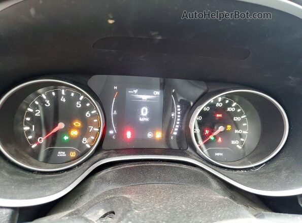3C4NJDBB1JT200625 2018 JEEP COMPASS Charcoal Vista del cuadro de instrumentos