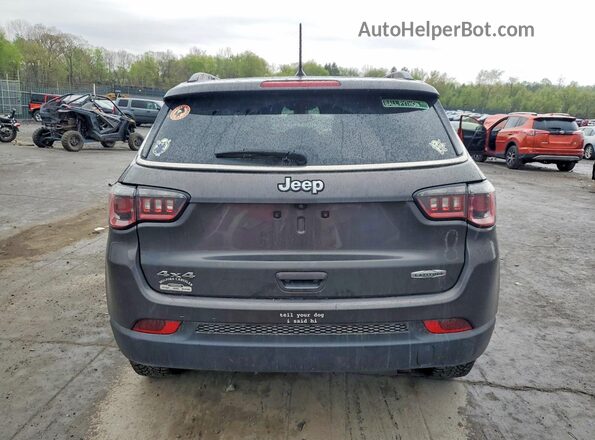 3C4NJDBB1JT200625 2018 JEEP COMPASS Charcoal Vista trasera