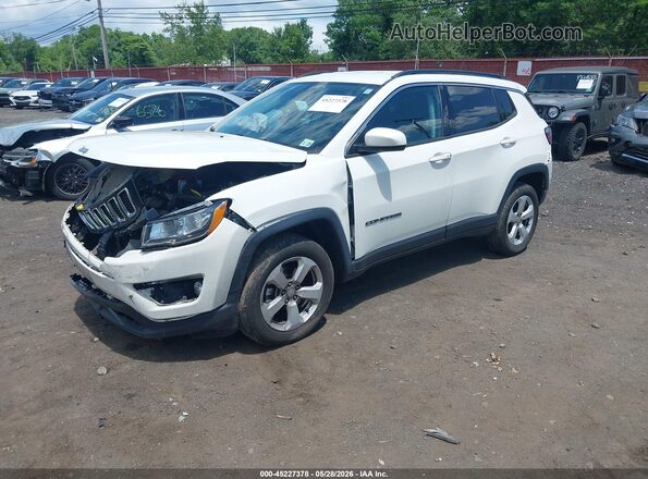 3C4NJDBB1LT138467 2020 JEEP COMPASS White Vista tres cuartos delantera izquierda