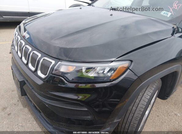 3C4NJDBB1NT121669 2022 JEEP COMPASS Black წინა ხედი