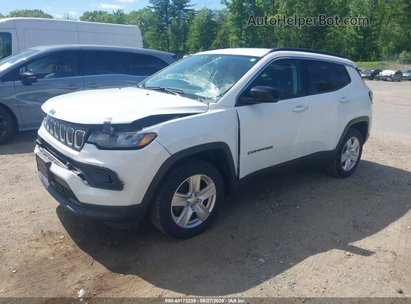 3C4NJDBB1NT217530 2022 JEEP COMPASS White Przód lewy