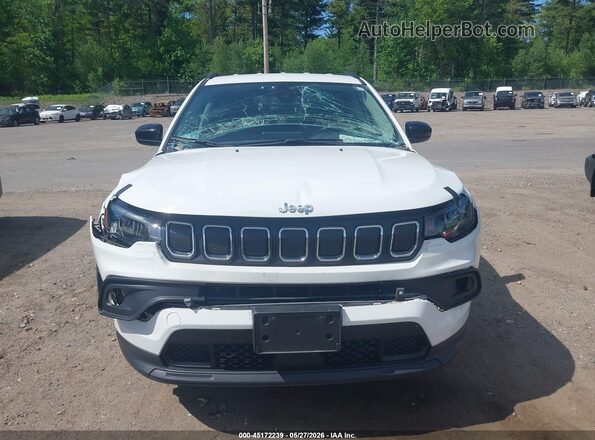 3C4NJDBB1NT217530 2022 JEEP COMPASS White Widok zestawu wskaźników