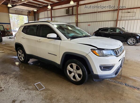 3C4NJDBB2JT185133 2018 JEEP COMPASS Белый Передняя правая четверть