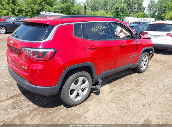 3C4NJDBB2JT239806 2018 JEEP COMPASS Red უკანა მარჯვენა