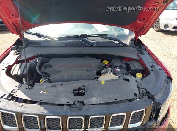 3C4NJDBB2JT239806 2018 JEEP COMPASS Red უკანა ხედი