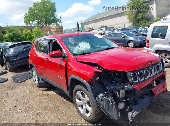 3C4NJDBB2JT239806 2018 JEEP COMPASS Red წინა ხედი