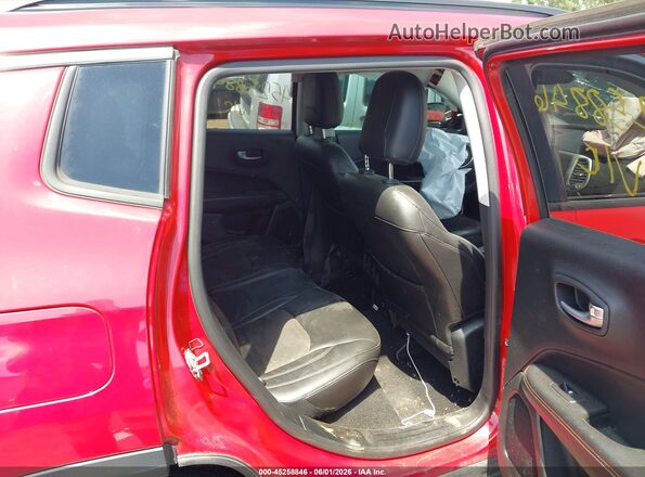 3C4NJDBB2JT239806 2018 JEEP COMPASS Red VIN კოდის სტიკერის ხედი
