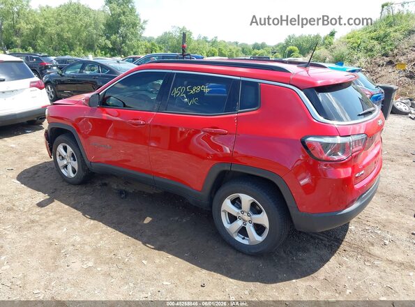 3C4NJDBB2JT239806 2018 JEEP COMPASS Red უკანა მარცხენა