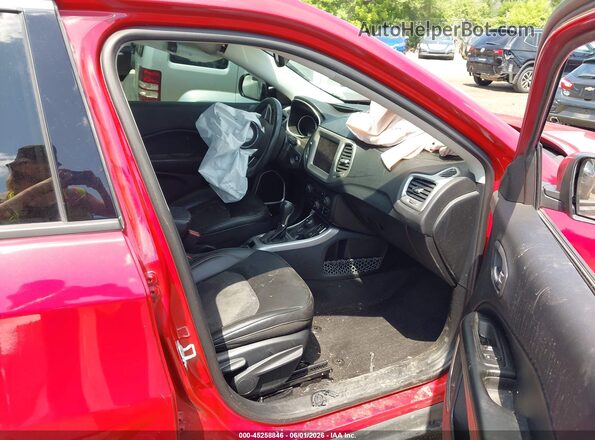 3C4NJDBB2JT239806 2018 JEEP COMPASS Red წინა სალონის ხედი