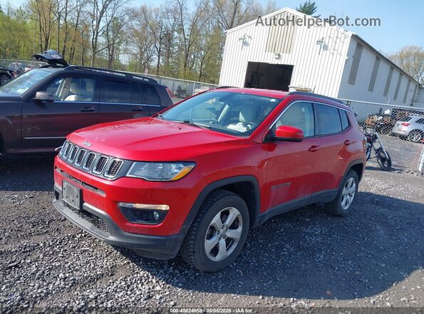 3C4NJDBB2JT373408 2018 JEEP COMPASS Red Vista tres cuartos delantera izquierda
