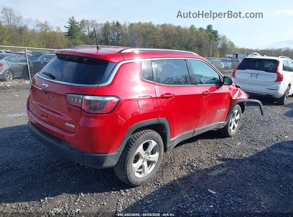 3C4NJDBB2JT373408 2018 JEEP COMPASS Red Trasero derecho